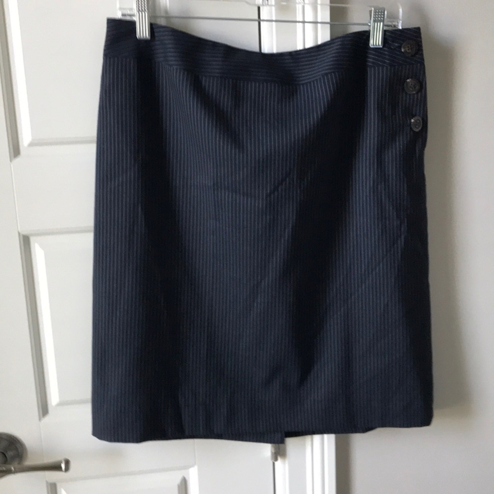 Pin stripe skirt great for office. Wore once.